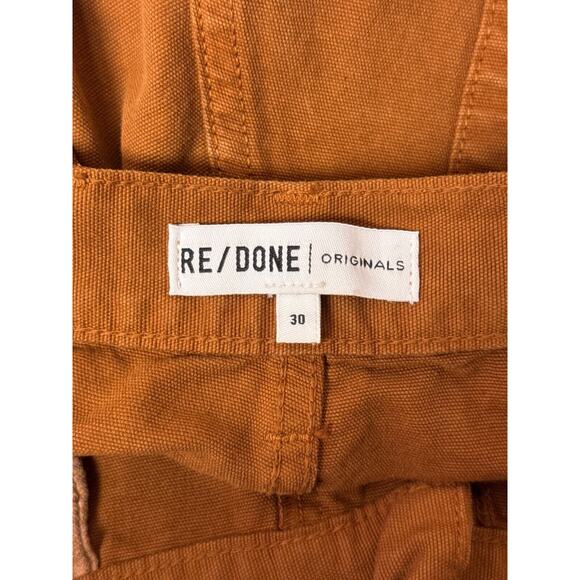 RE/DONE Pants 30 Womens High Rise Flare Leg In Clay Wash - Picture 6 of 8